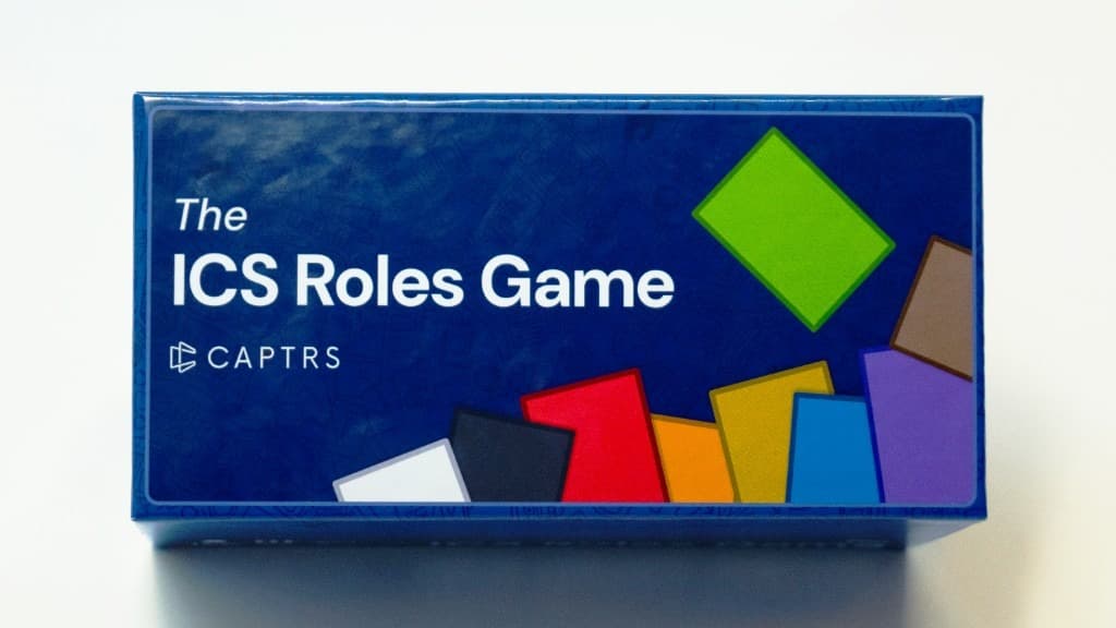 The ICS Roles Game box front